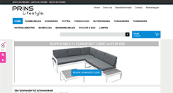 Desktop Screenshot of prinslifestyle.nl
